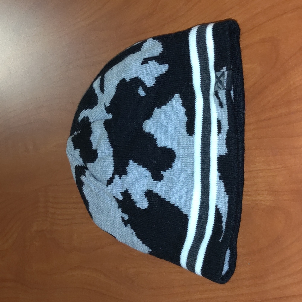 ZeroxPosur Reversible Tie Dye Camo Striped Skull Beanie